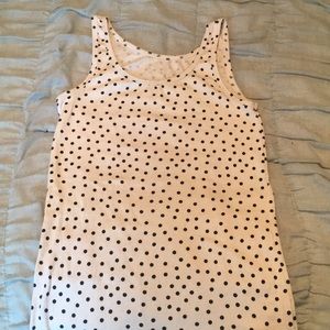 Polka Dot Tank Top ⚫️⚪️